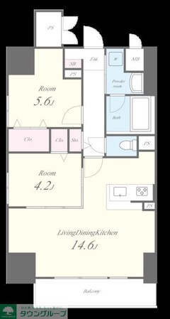 Evergardenの物件間取画像